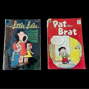 2 Vintage Comic Books - Little Lu Lu & Pat the Brat